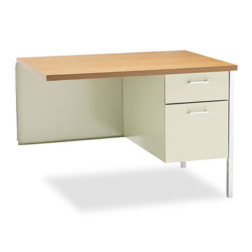 HON® 34000 Series "l" Workstation Return, Right, 42w X 24d, Mahogany-charcoal freeshipping - TVN Wholesale